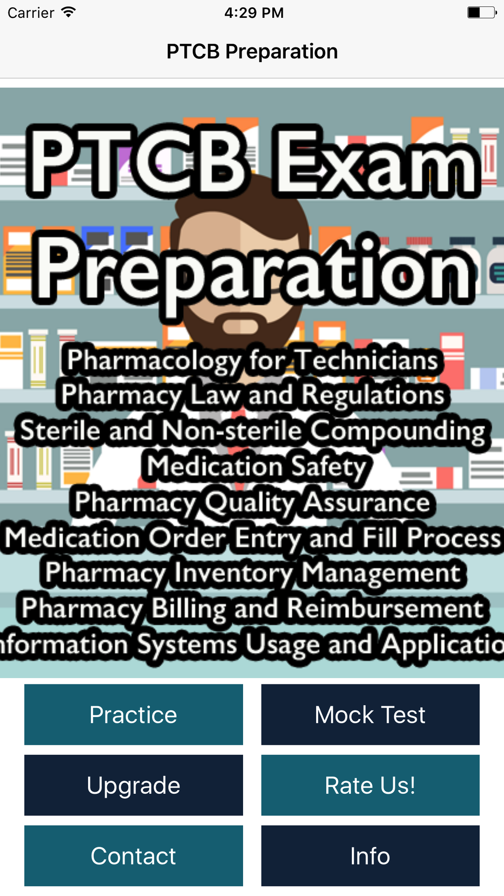 PTCB - Pharmacy Tech Exam Preparation For IPhone - Download