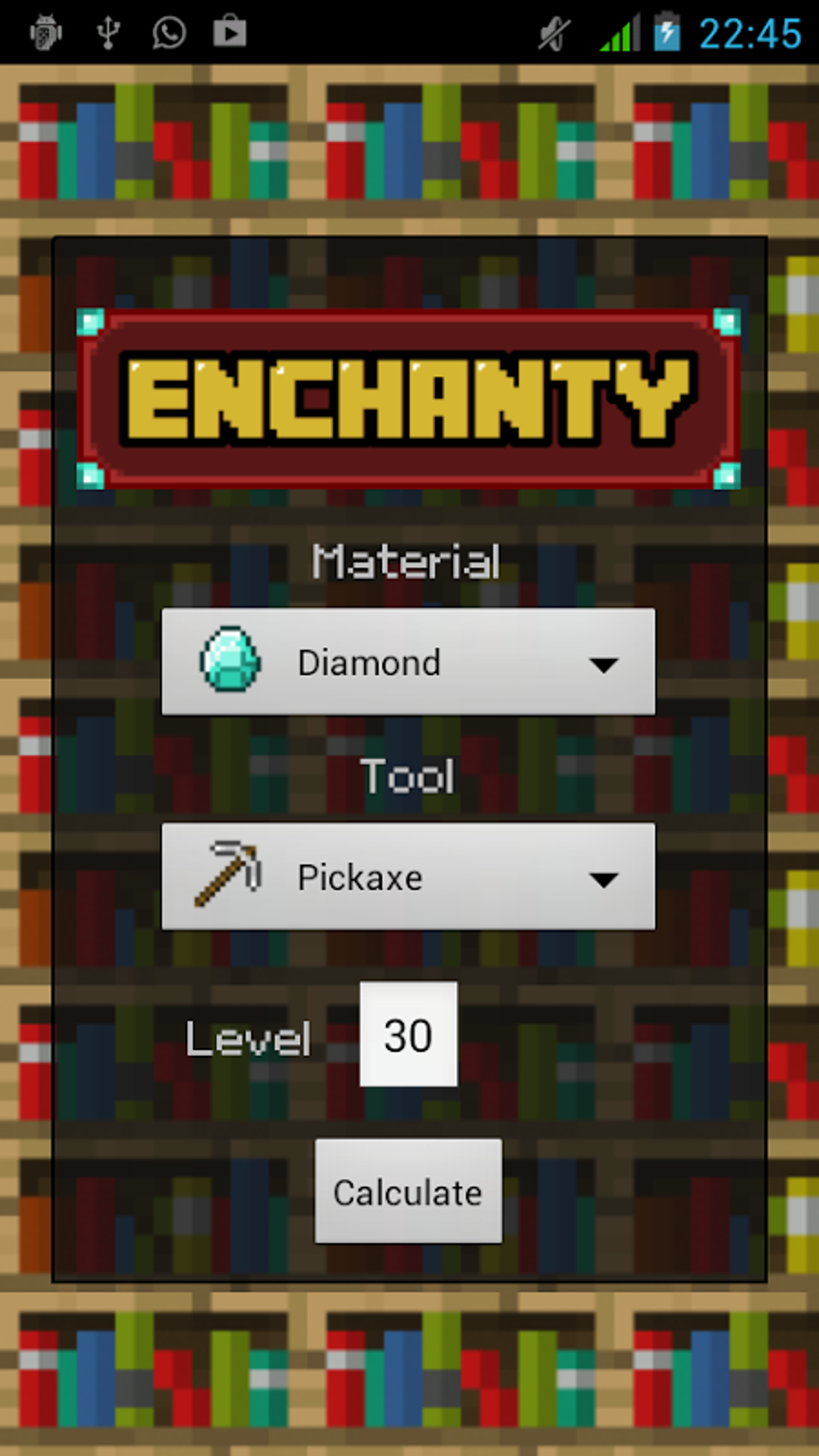 Enchanty - Minecraft EnchCalc APK для Android — Скачать