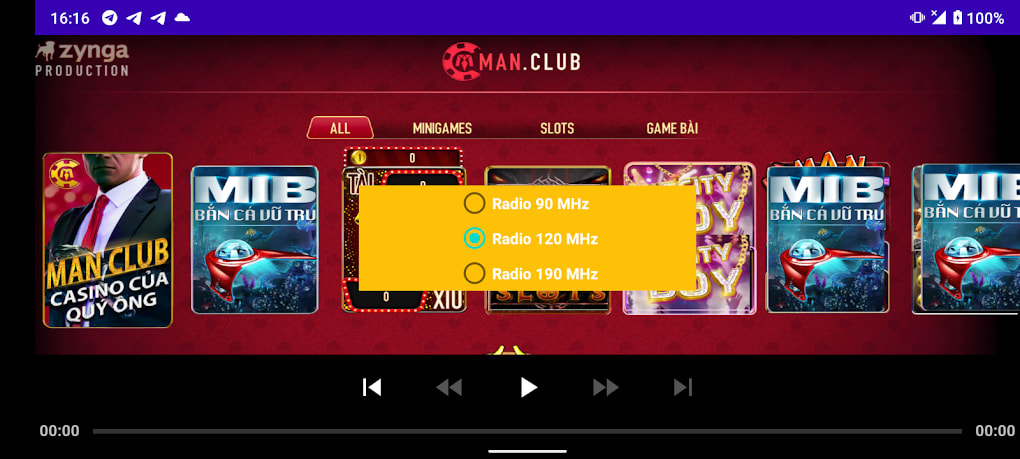 Man club Bayvip Sam86 RadioFM cho Android - Tải về