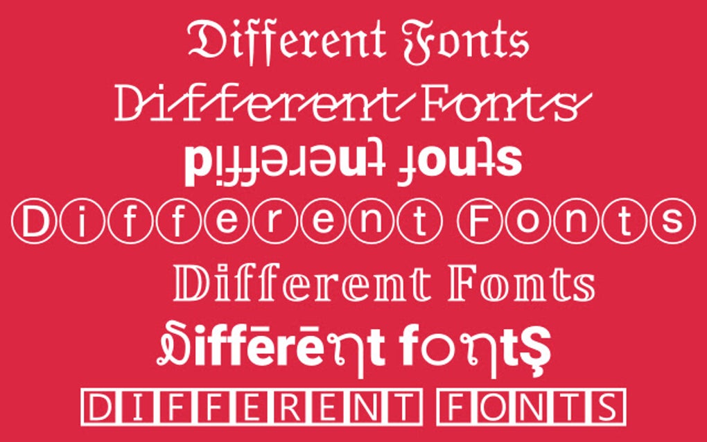 Different Fonts for Google Chrome - Extension Download