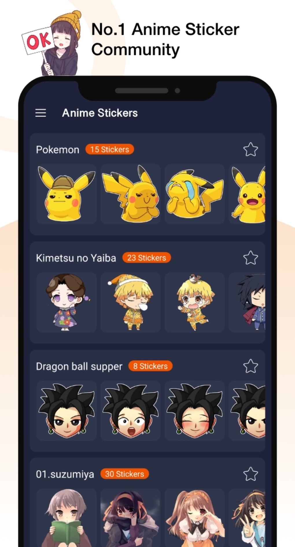 Anime Stickers for Whatsapp for Android  Download  Cafe Bazaar