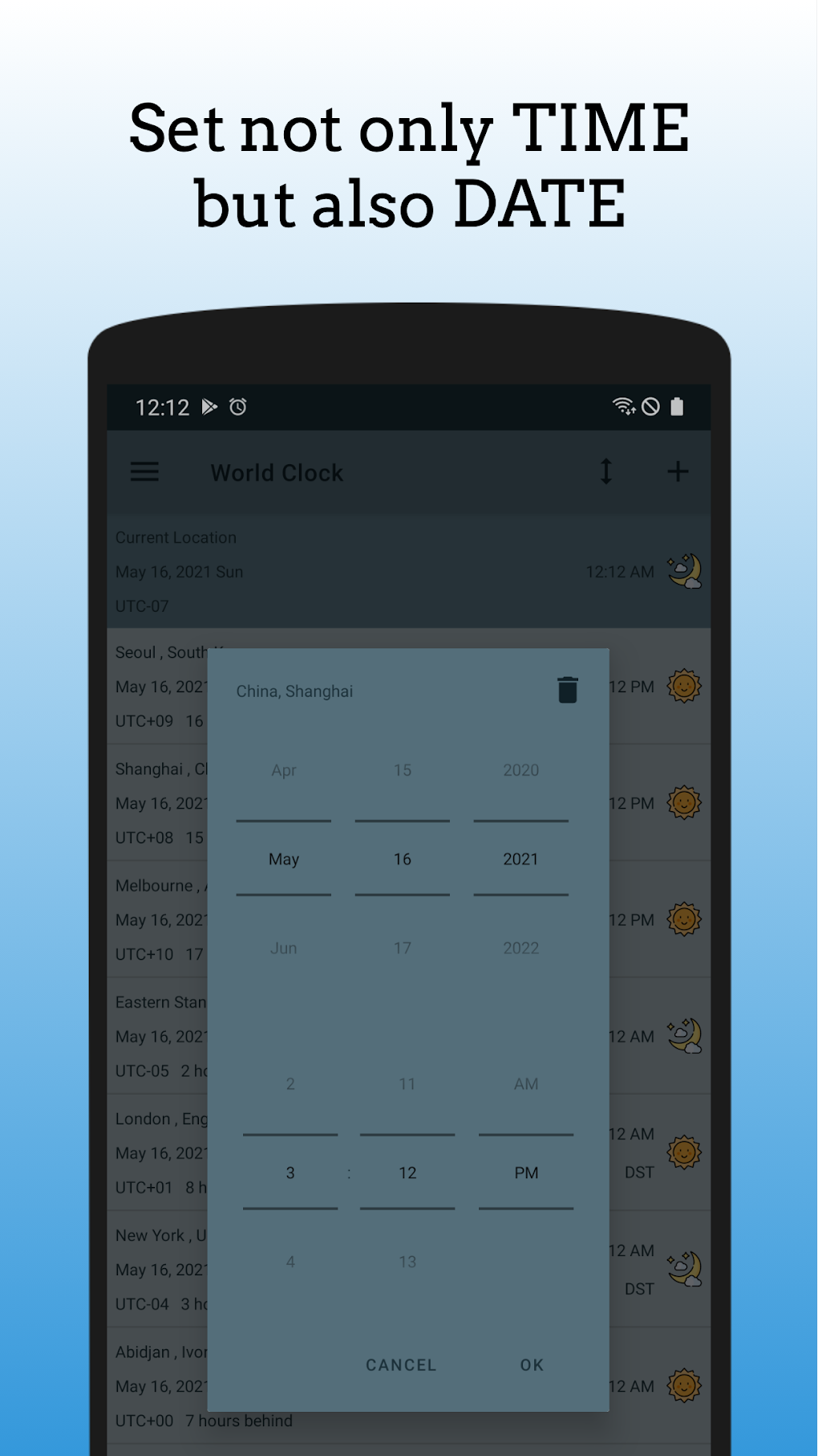 World Clock - TimeZone Widget For Android - Download