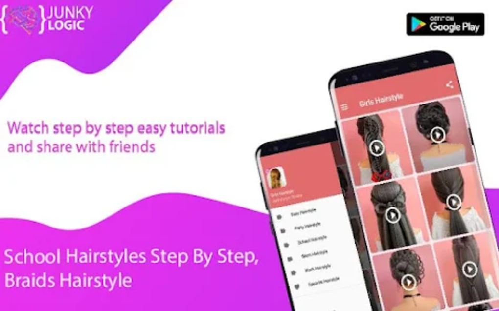 Hairstyles step by step for gi for Android - Download