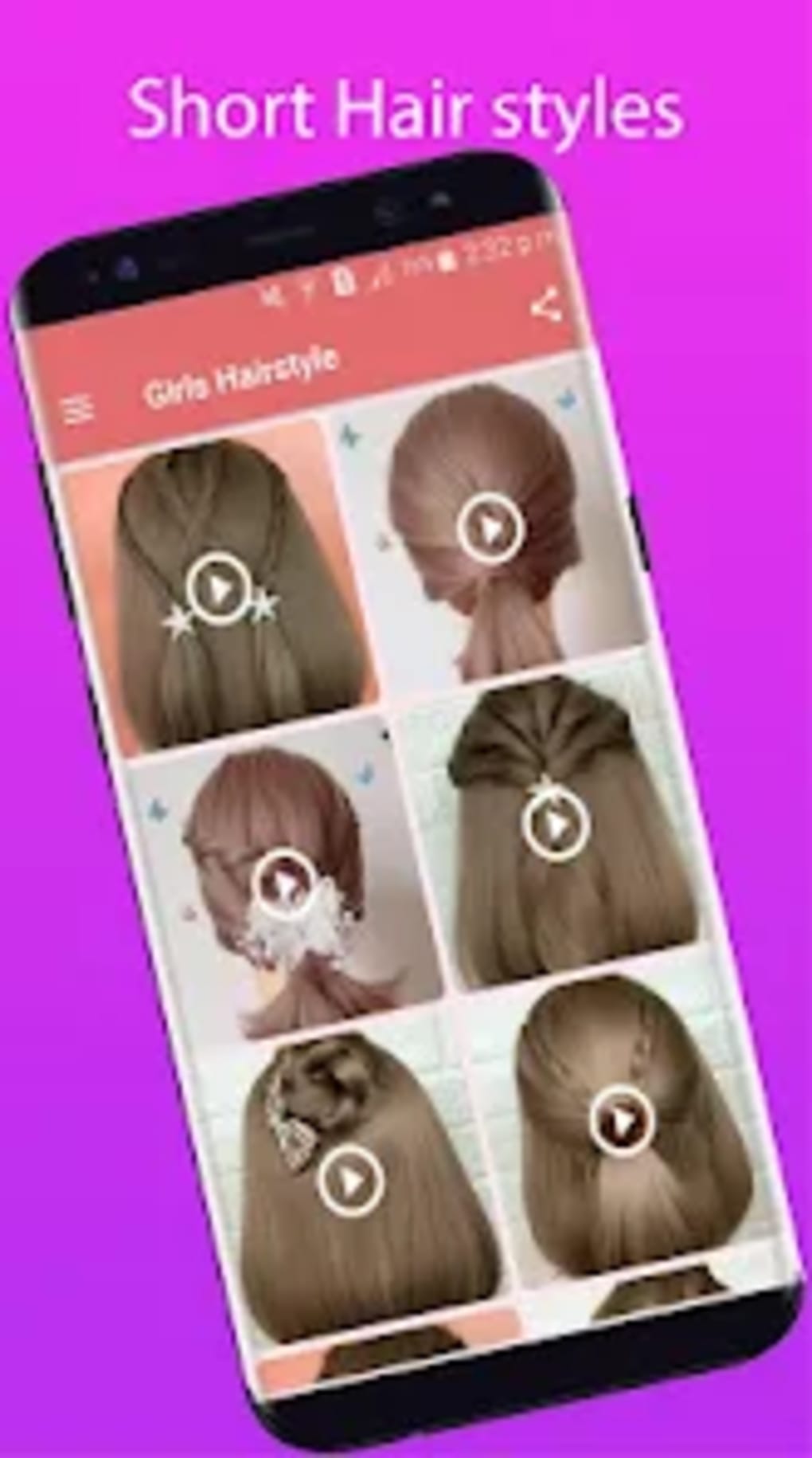 Hairstyles step by step for gi for Android - Download
