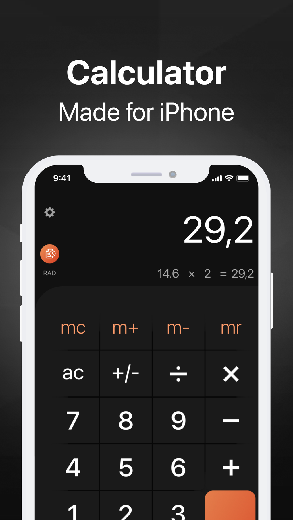 Calculator для iPhone — Скачать