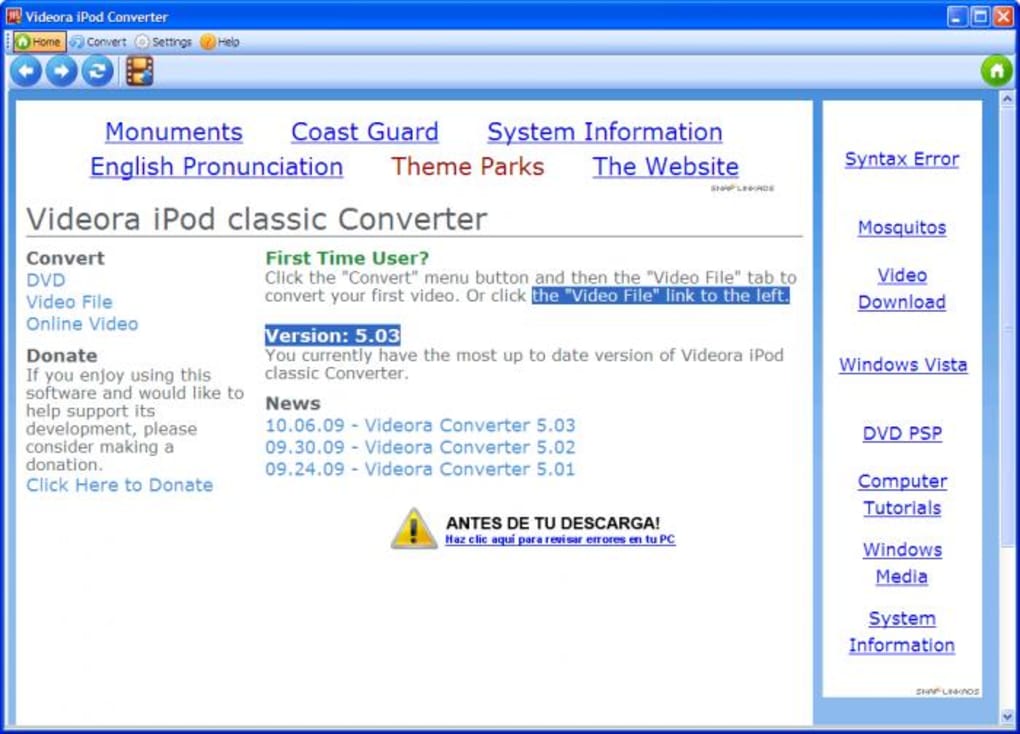 videora ipod converter pour mac