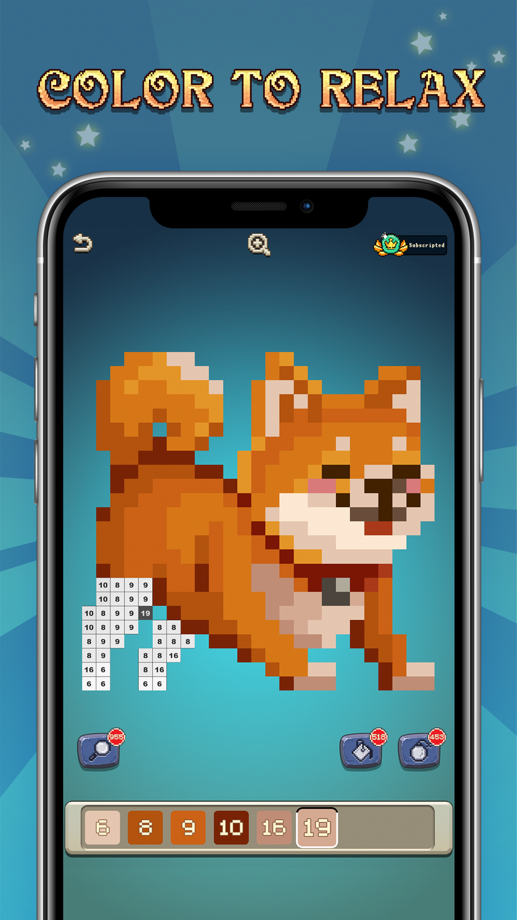 IPhone Pixel Art Gallery Paint Color 