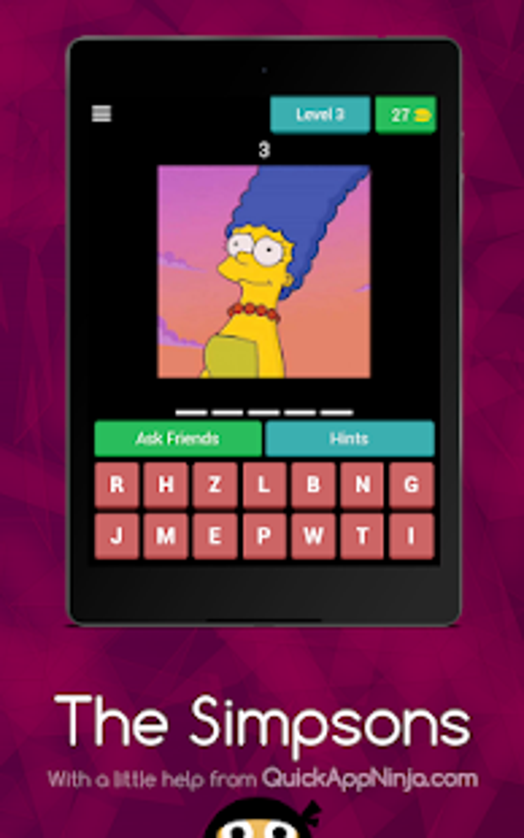 The Simpsons - Guess the Characters для Android — Скачать