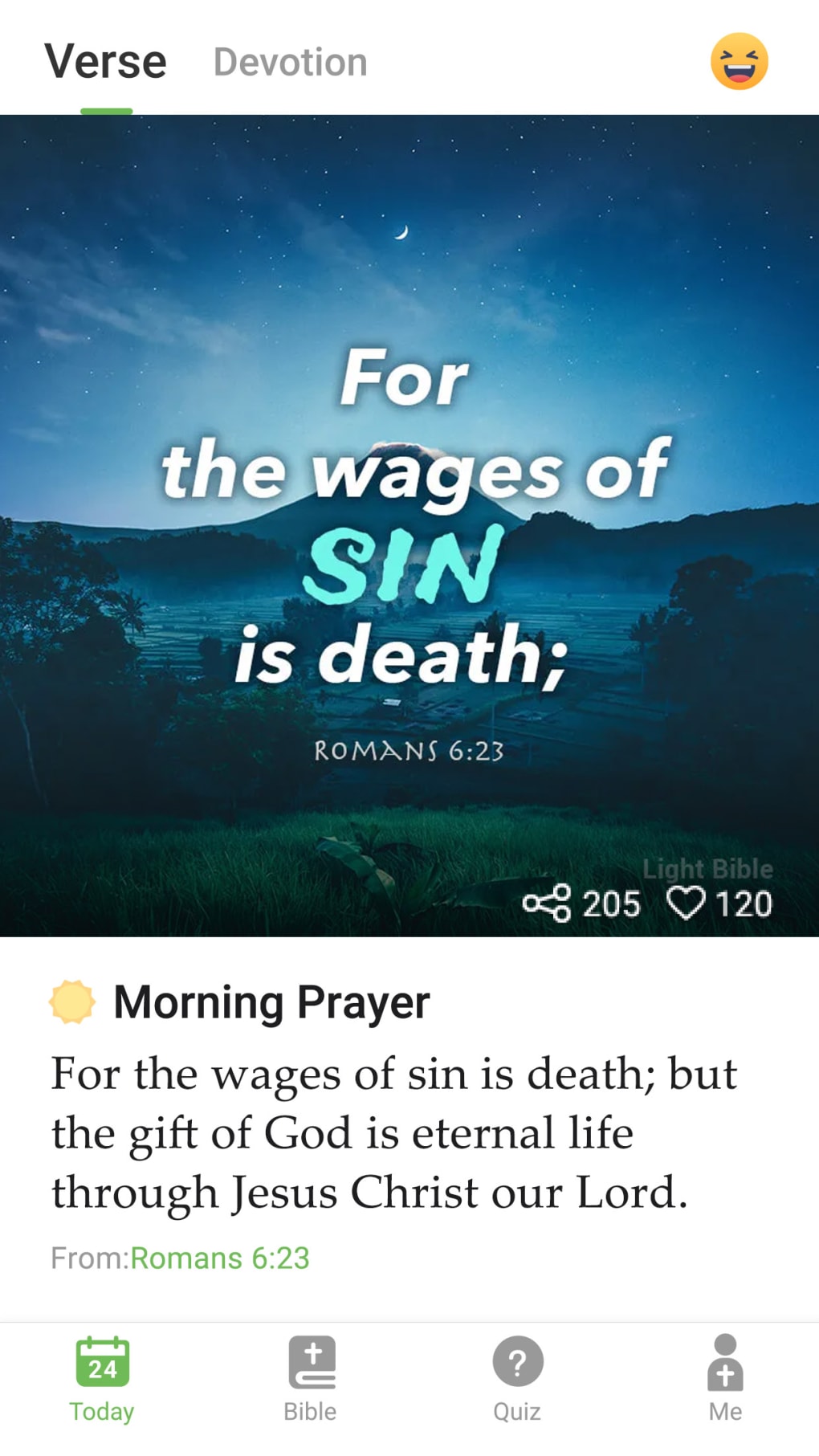 iPhone 용 Bible - Daily Bible Verse KJV - 다운로드