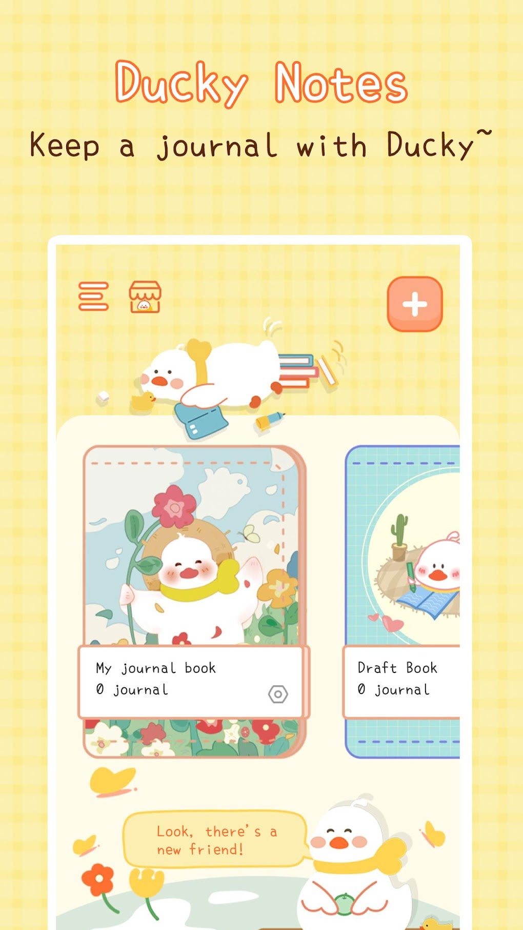 Ducky Notes Cute Diary App For Android Download