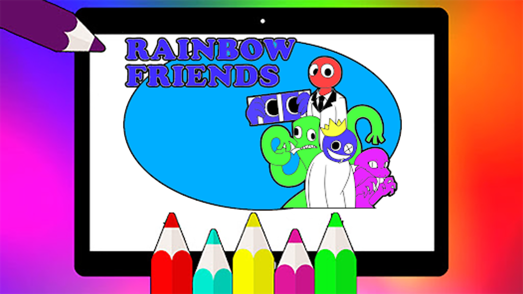 Baixe Livro colorir Rainbow Friends no PC