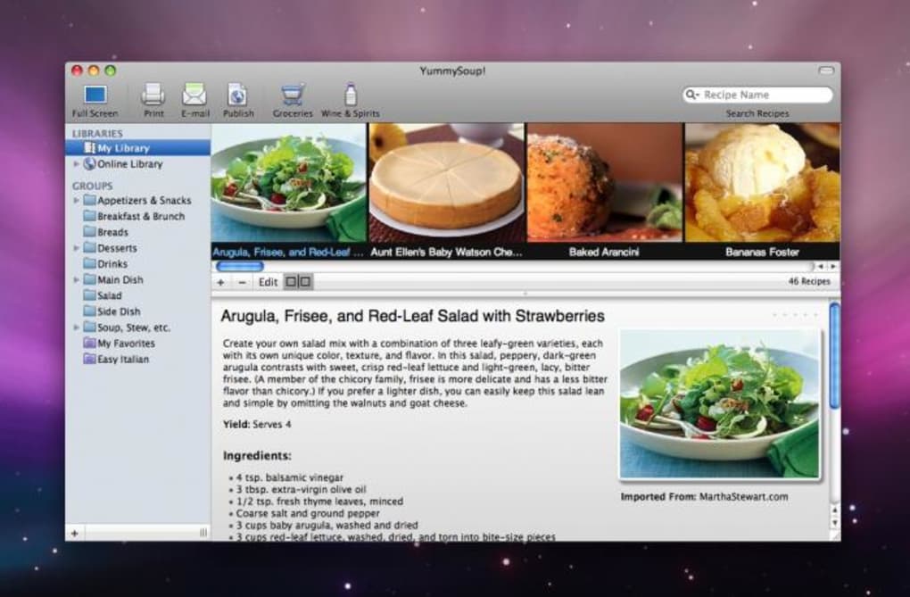 recipe apps for mac
