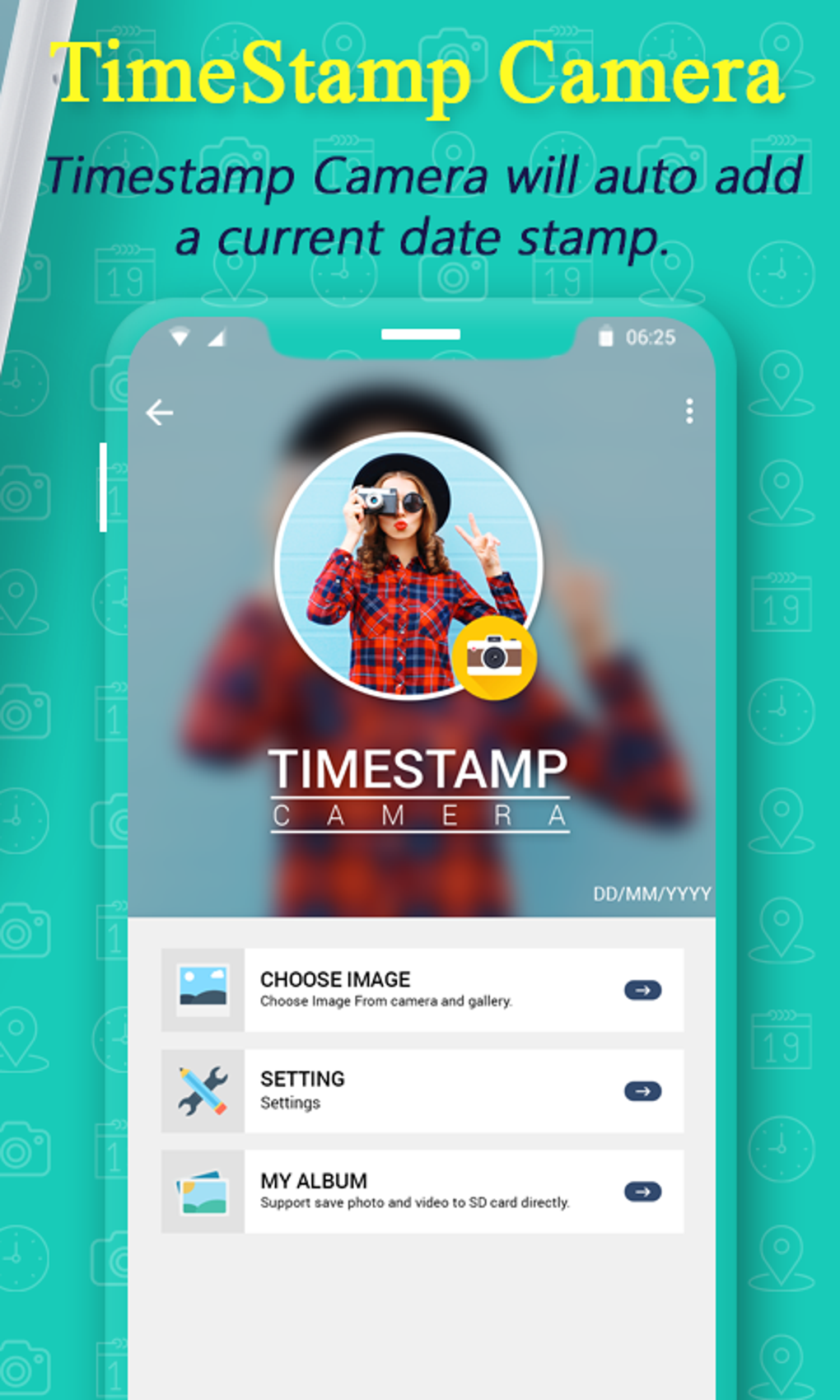 Timestamp Camera Date Time Location Android 