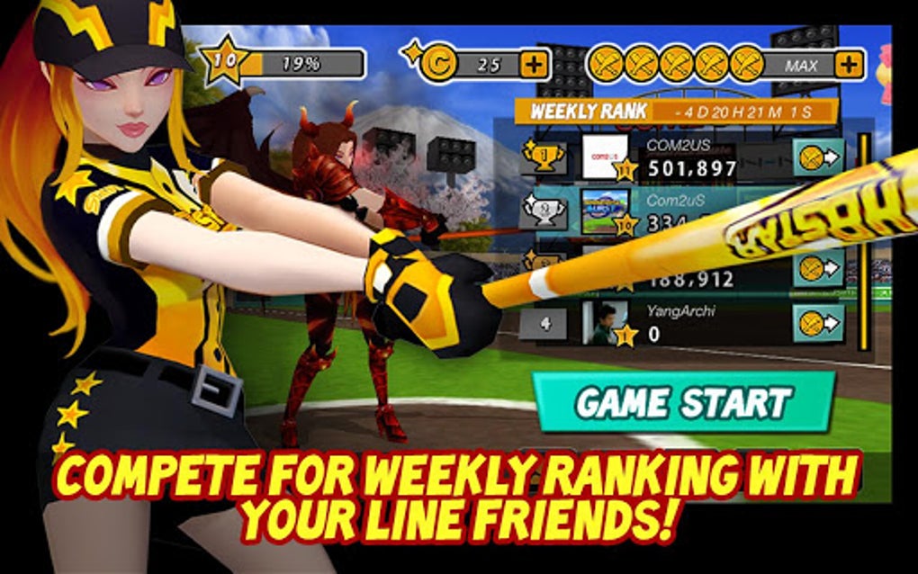 LINE Homerun Battle Burst para Android Descargar