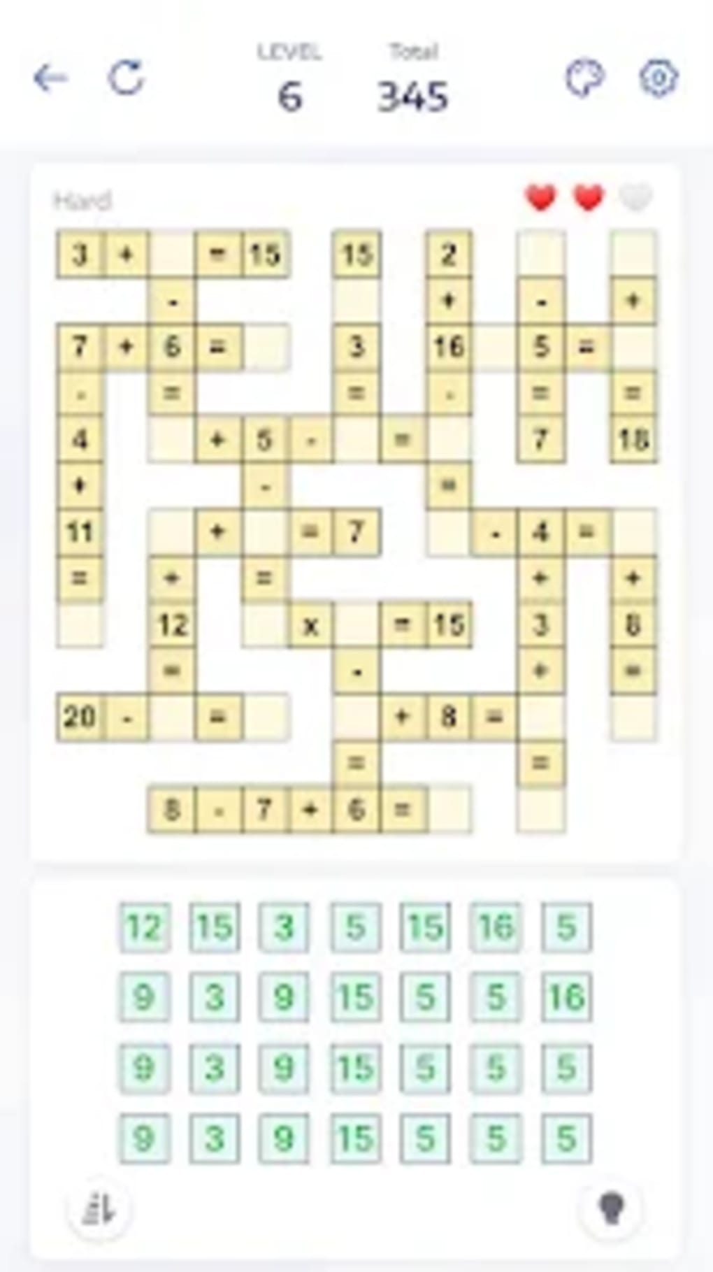 Math Puzzle Games Crossmath для Android Скачать