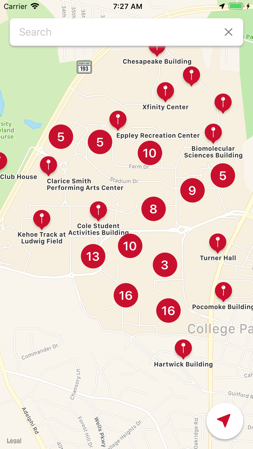 UMD Campus Maps for iPhone - Download