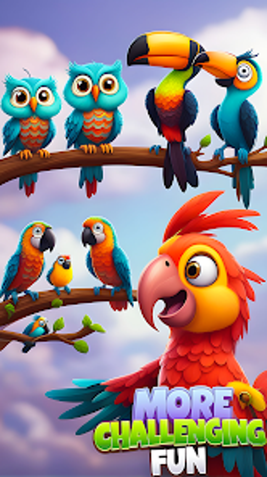 Android 용 Bird sorting color match game 다운로드