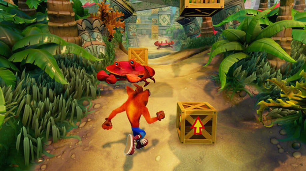 Captura de tela do jogo crash bandicoot