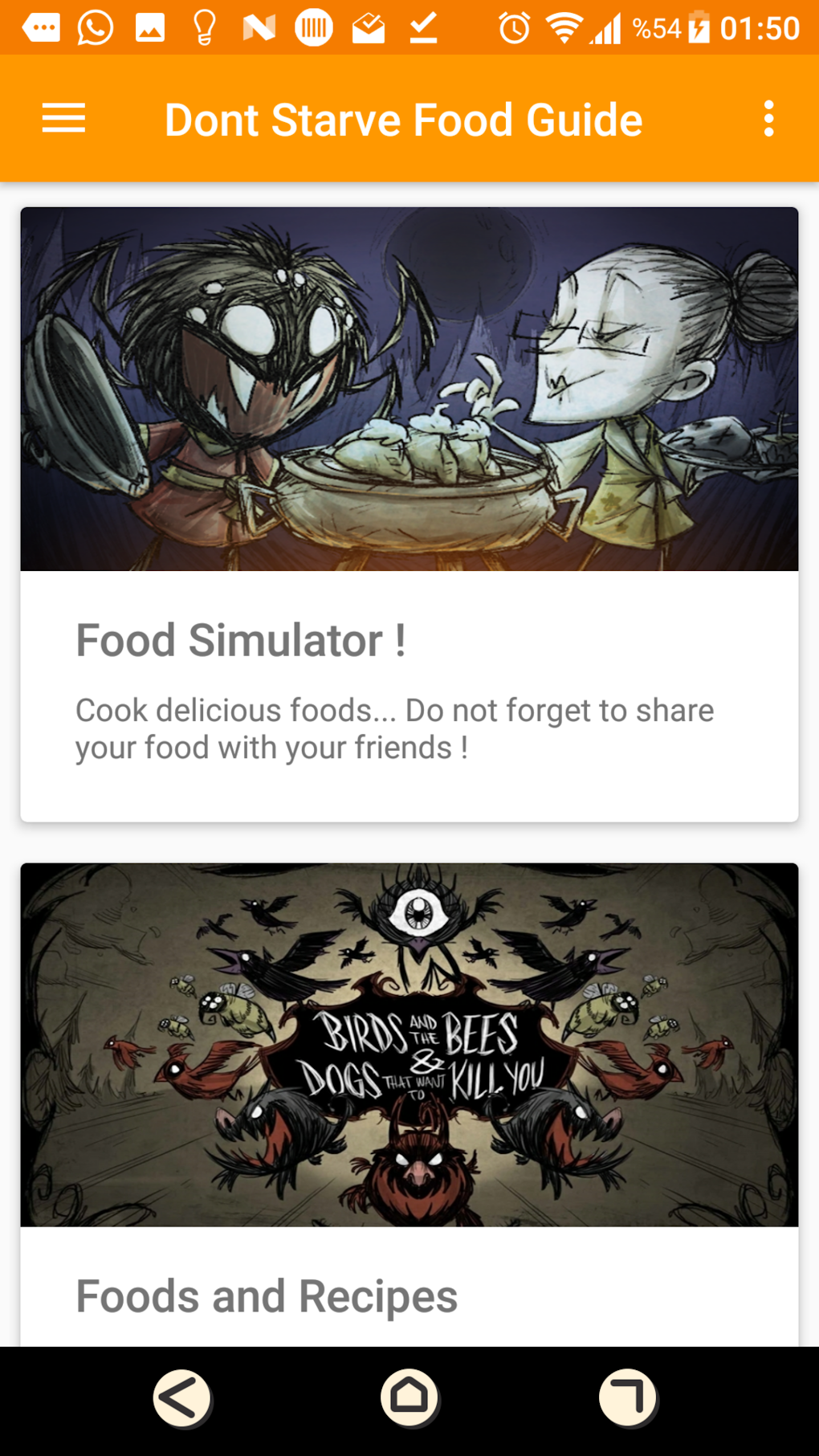 Food Simulator Guide for : Dont Starve APK для Android — Скачать