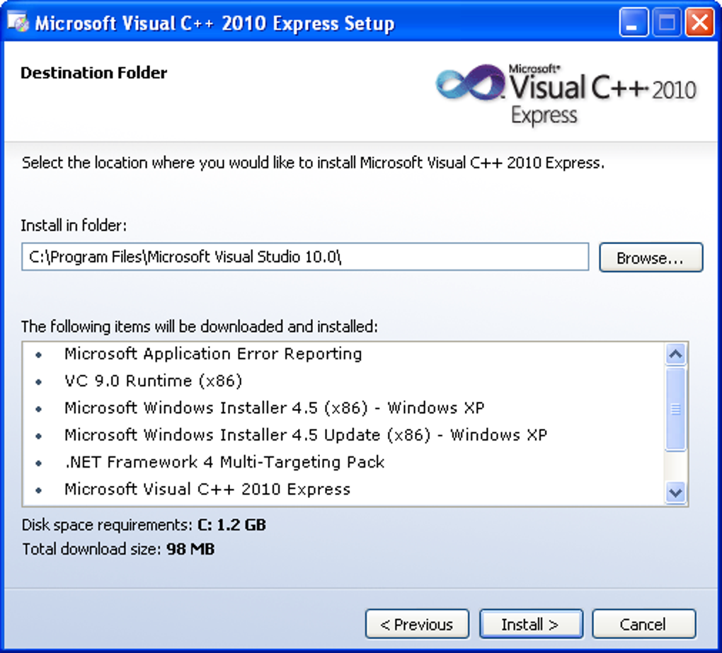 Microsoft visual c все пакеты. Visual c++ 2010. Microsoft Visual c 2010. Visual c++ Express 2010. Визуал c++.