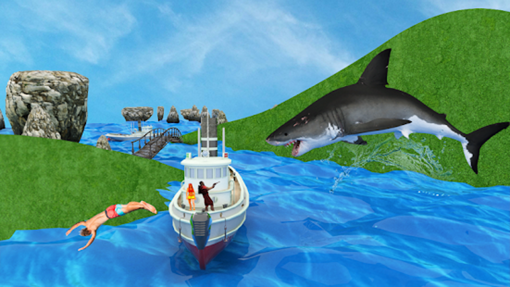 Hungry Shark Attack - Wild Shark Games 2019 - Download APK