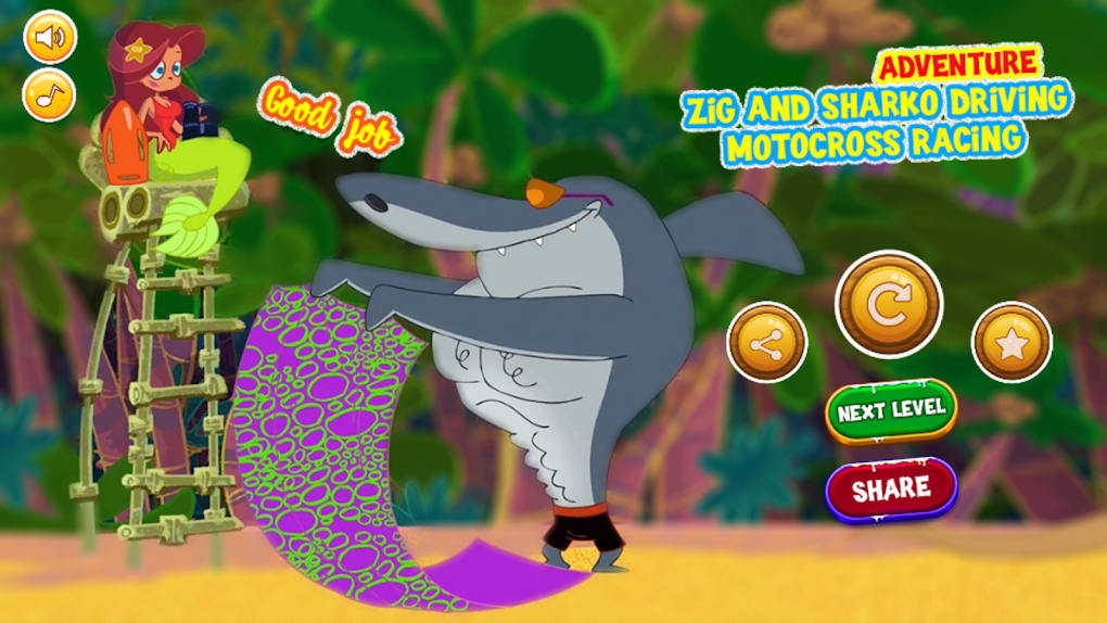 Zig and Sharko Cartoon Game For heros for Android - Download