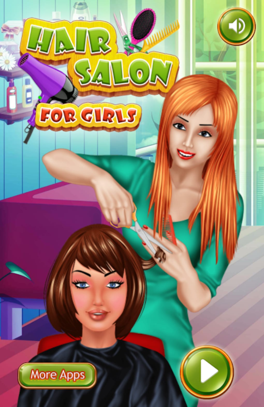 Hair salon & makeup game by bonbongame.com