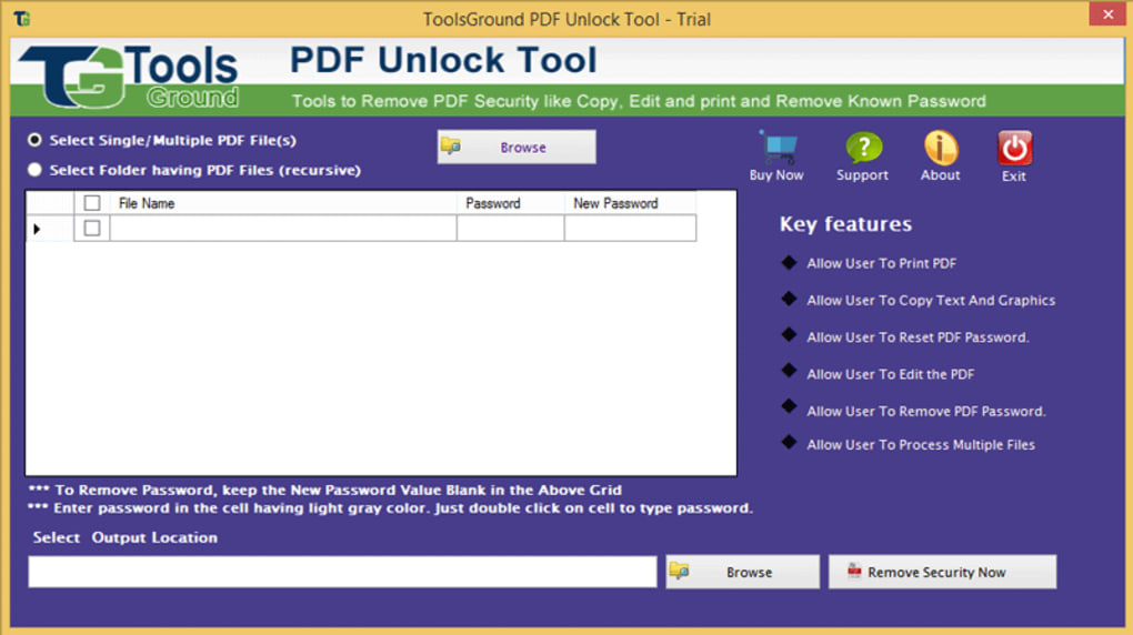 Unlock tool пароли