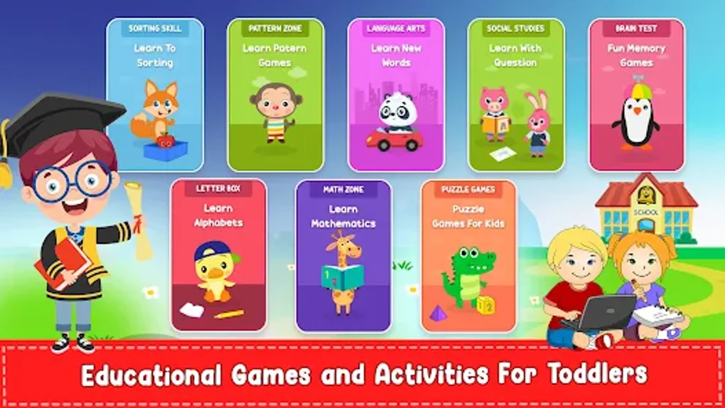 Educational Fun Games For Kids Para Android Descargar