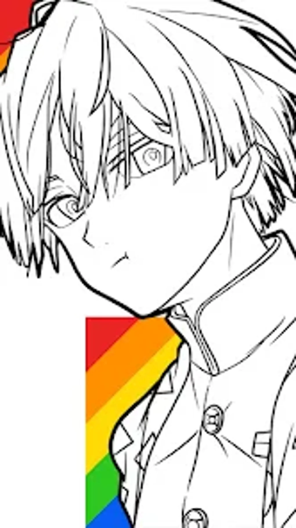 Android Anime Coloring Book Zenitsu 