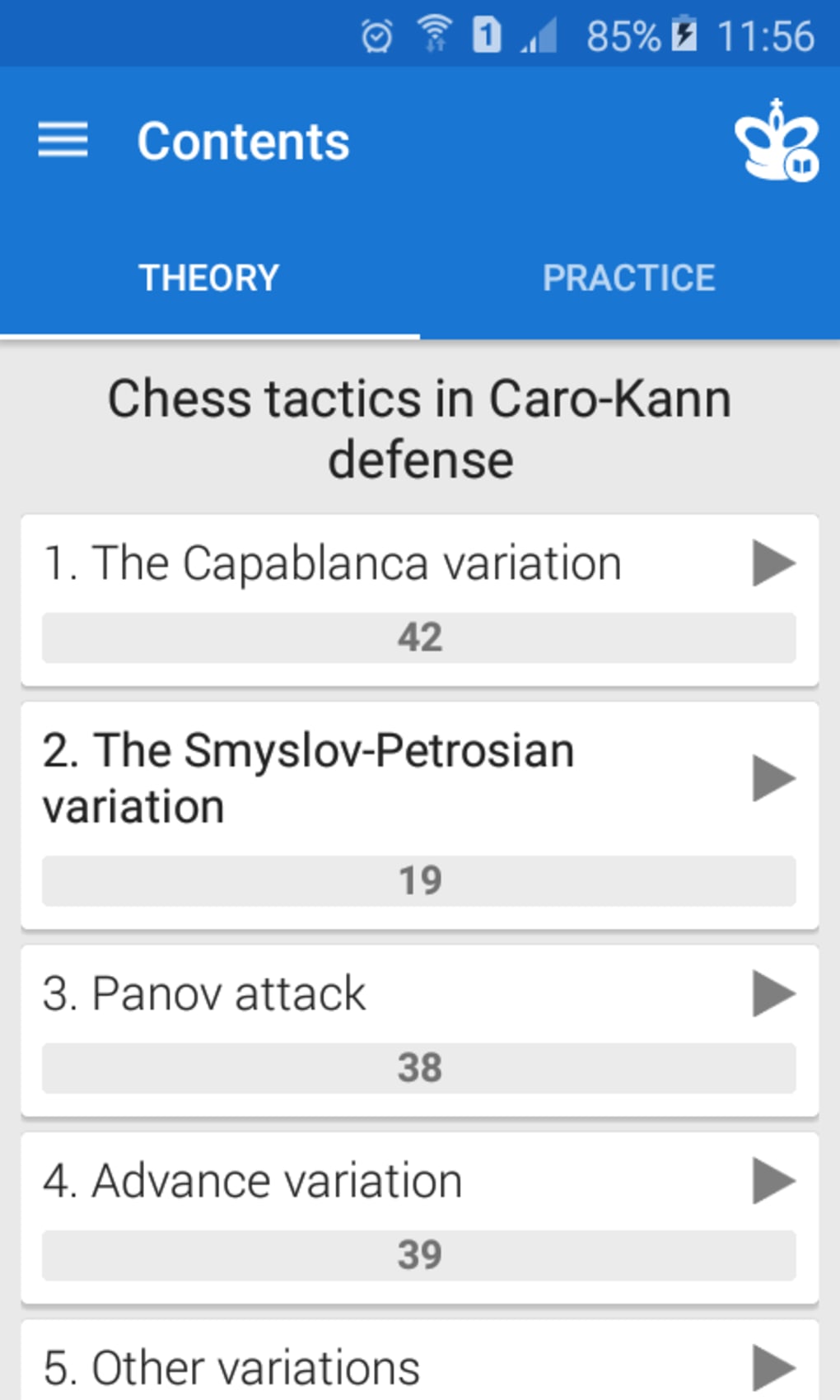 Download do APK de Xadrez - Clássico Caro-Kann para Android