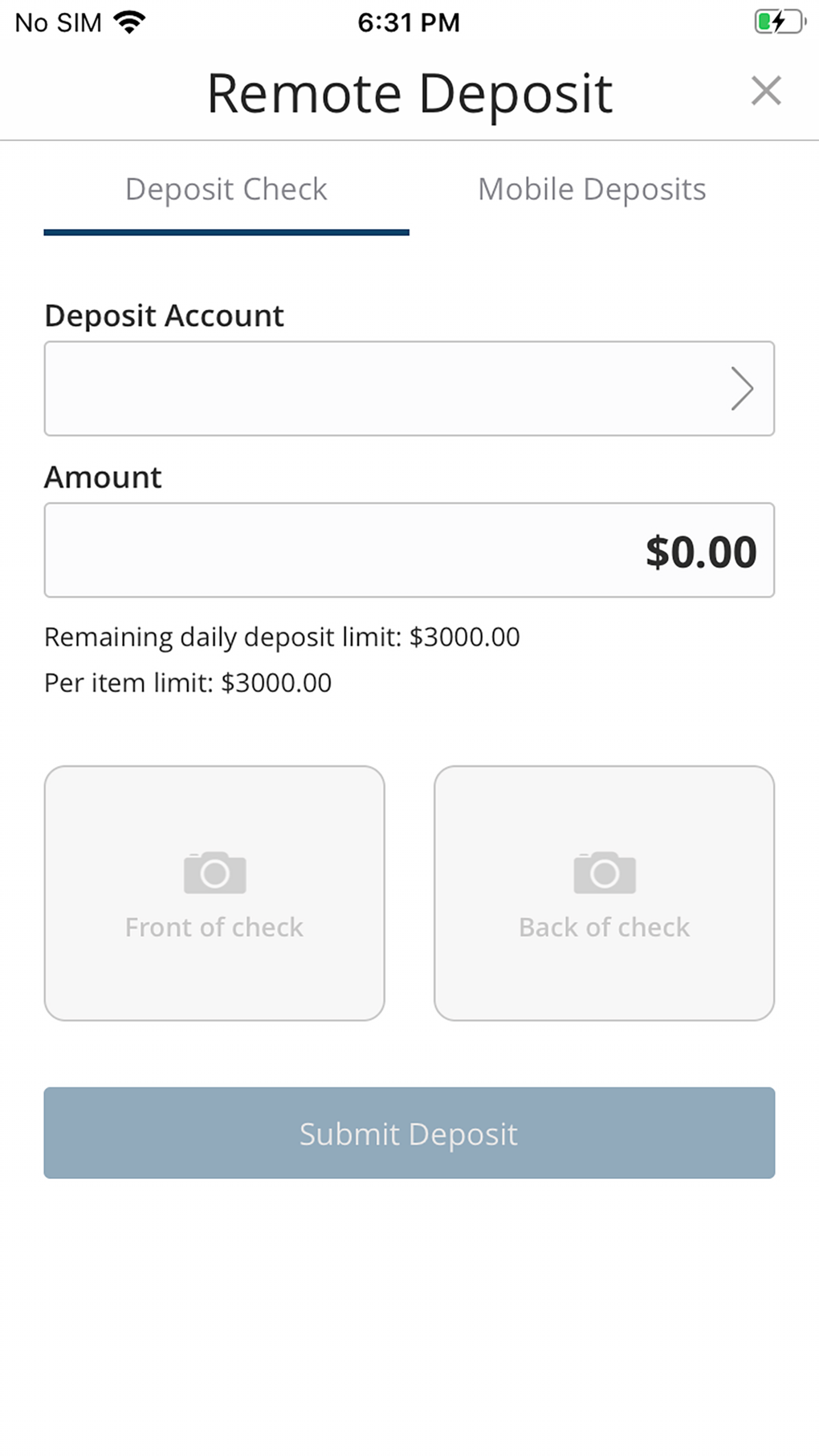 CITY FCU MOBILE APP visual data 7
