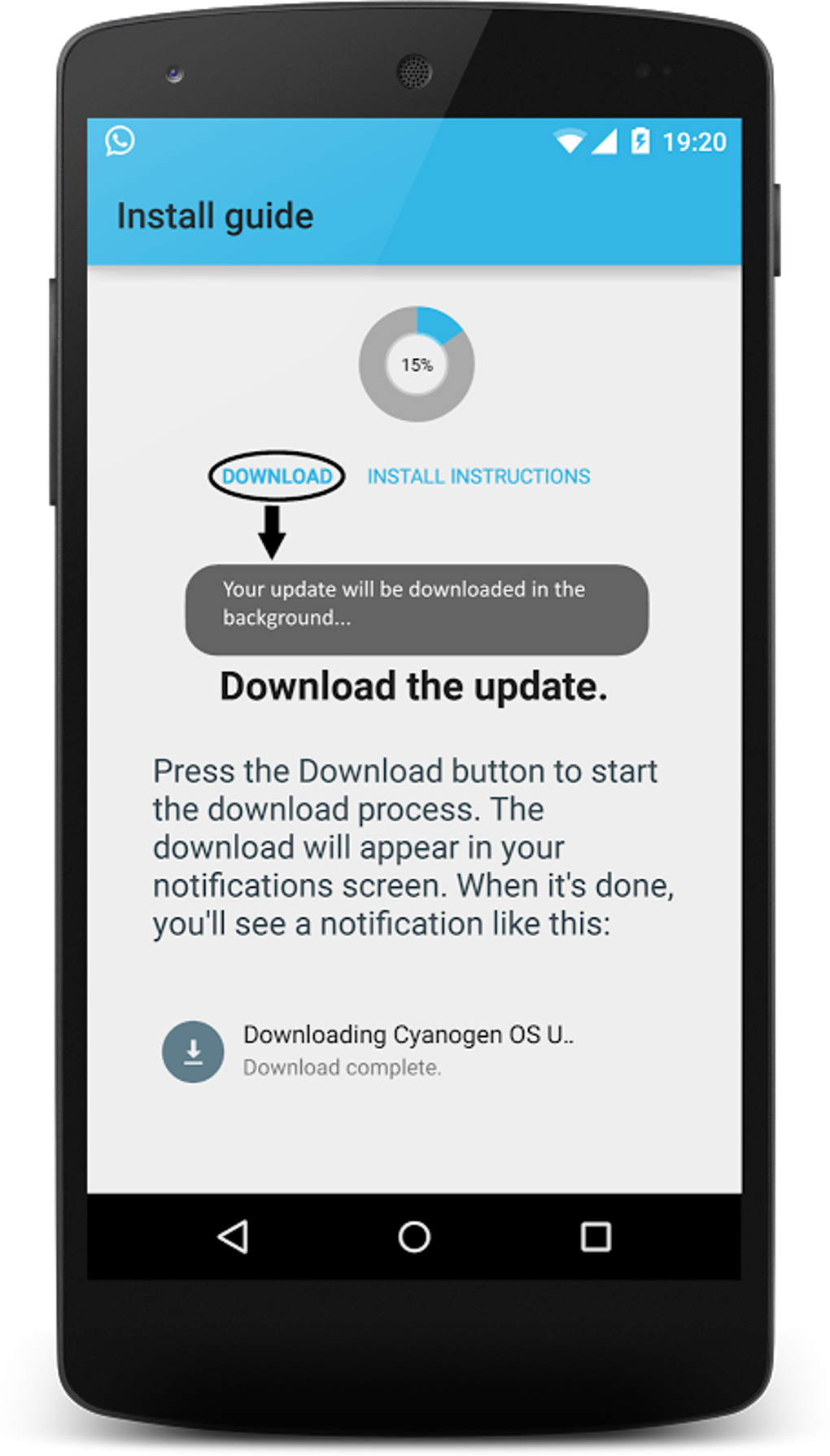 Cyanogen Update Tracker APK для Android — Скачать