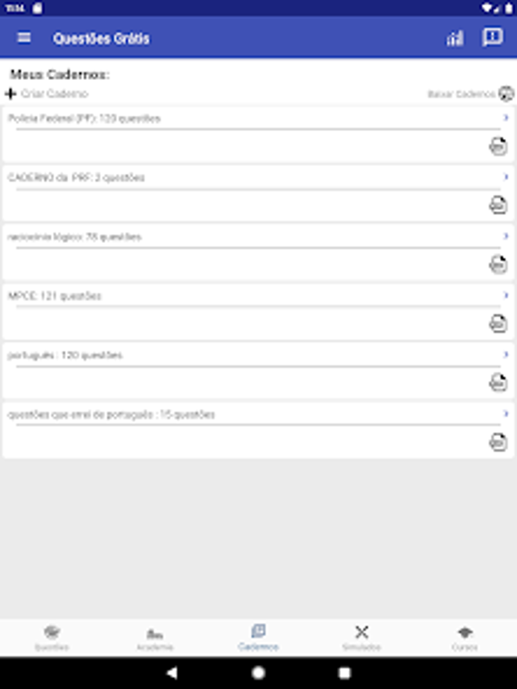 Questões Grátis for Android - Download