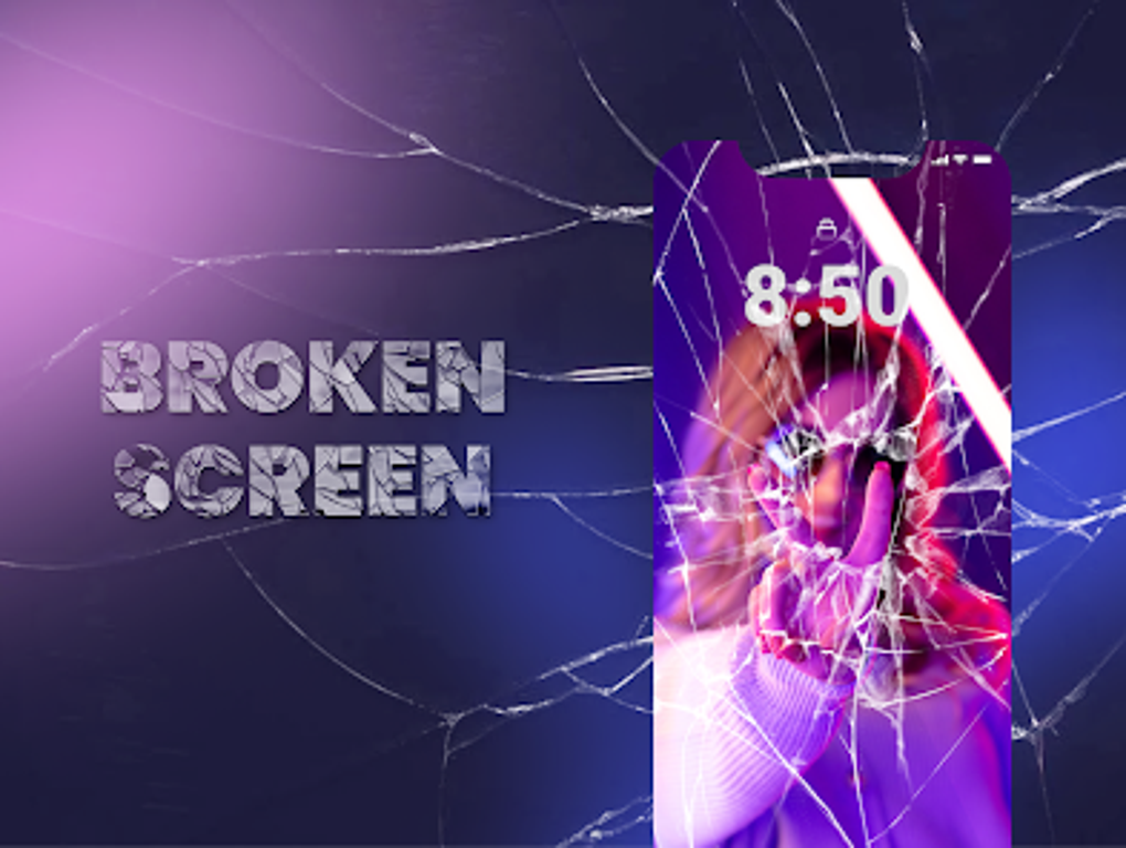 Crack Broken Screen Prank für Android - Download
