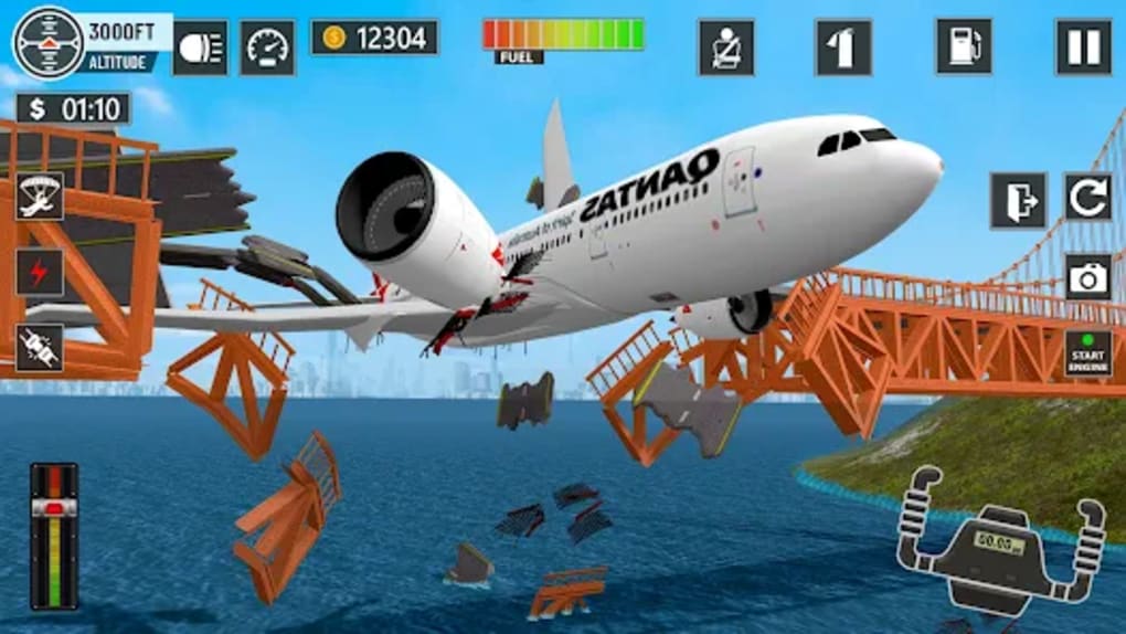 Plane Flight - Crash Simulator voor Android - Download