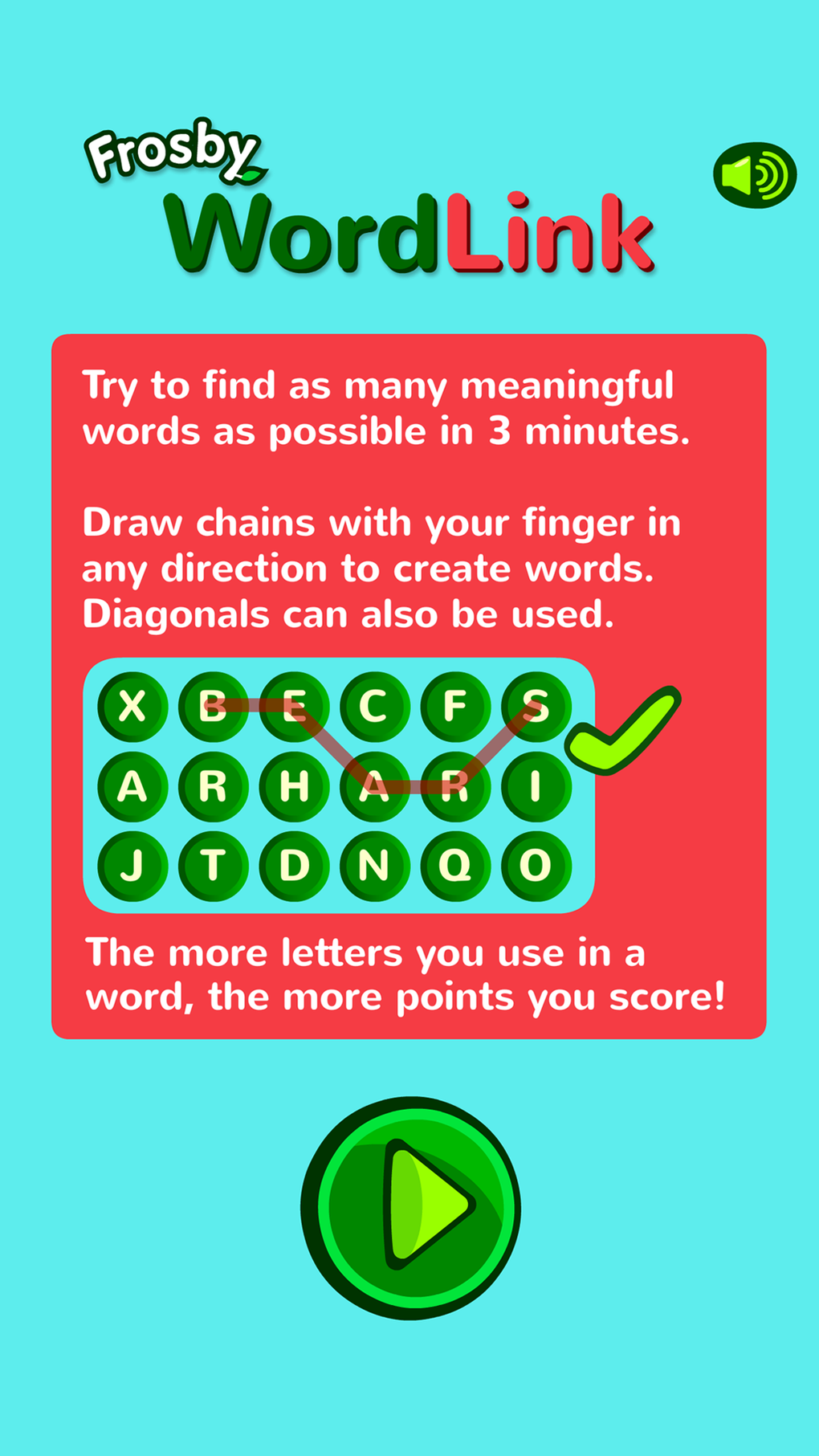 IPhone WordLink Fast Word Search 