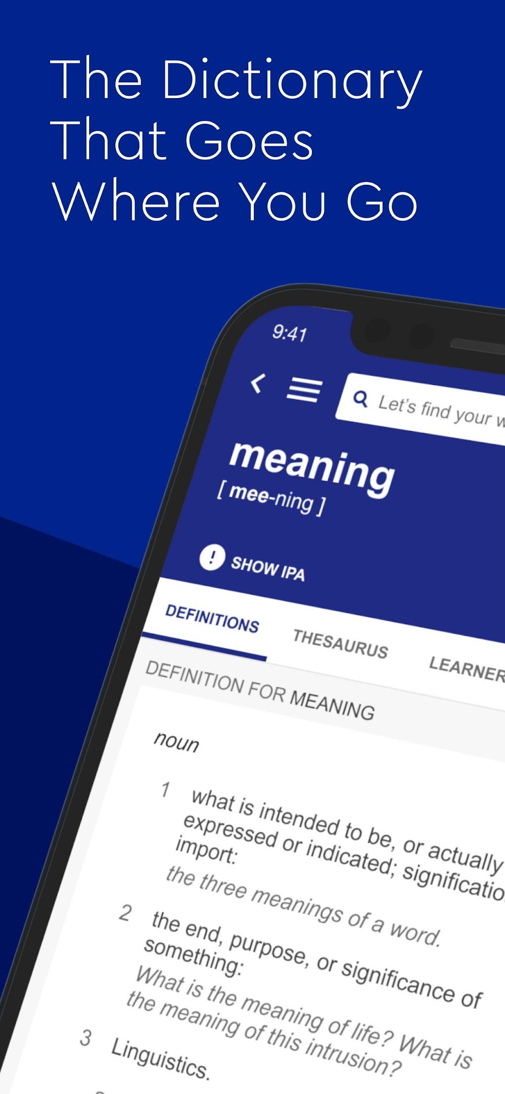 Dictionary English Word Meanings Definitions For Android Download