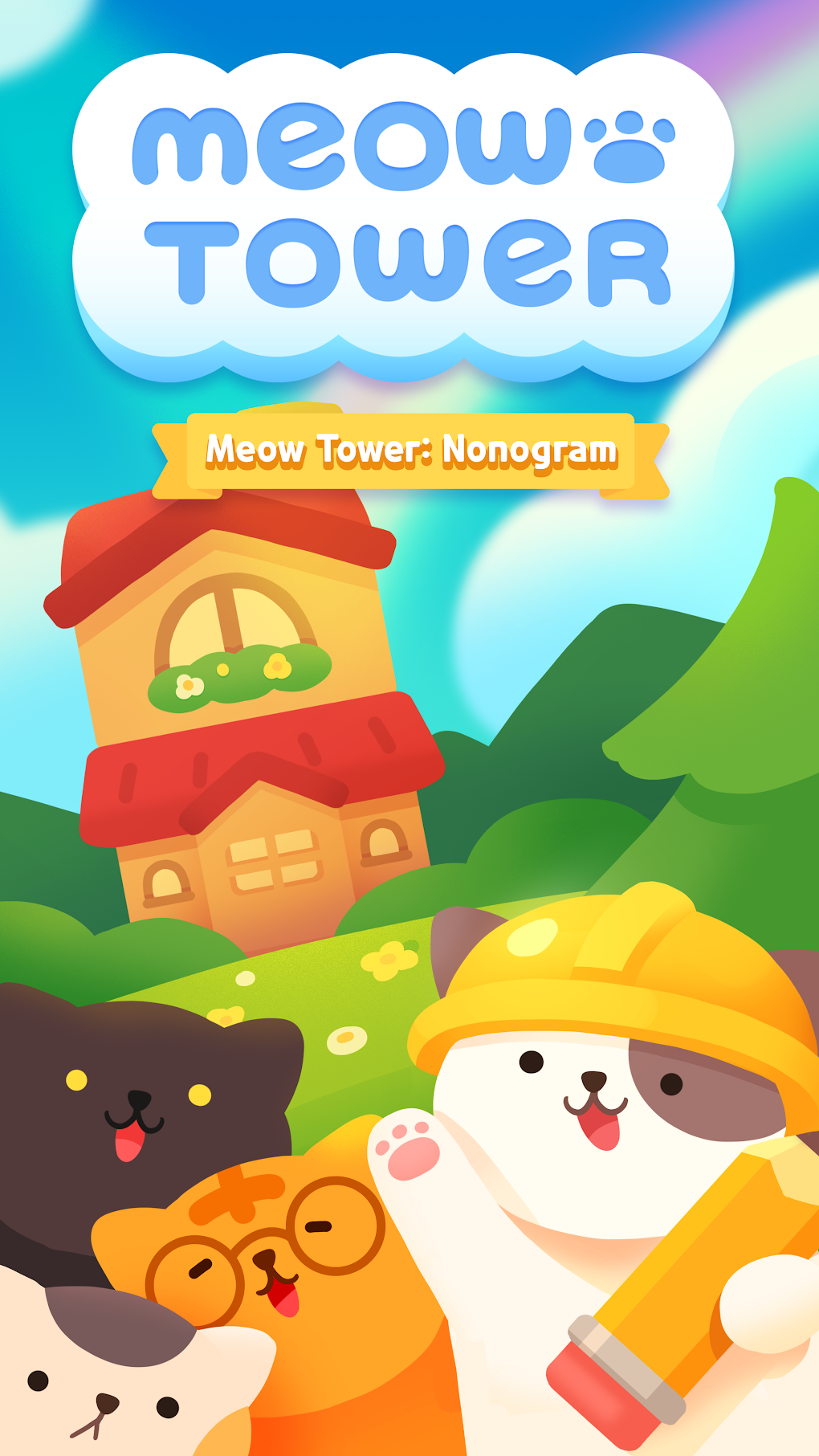 Meow Tower: Nonogram Cute Cats для Android — Скачать