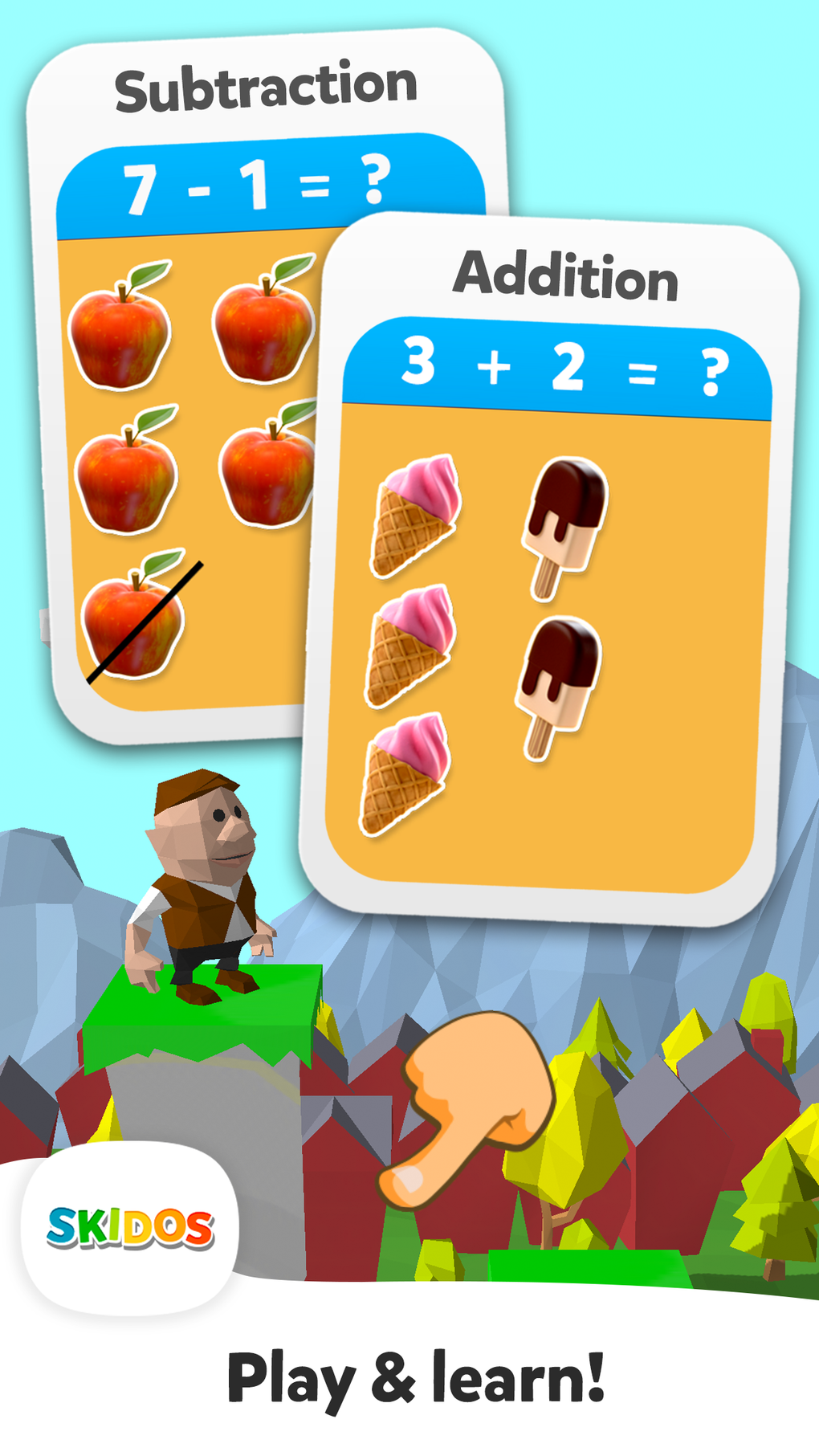 Math Jump: Kids Splash Games для iPhone — Скачать