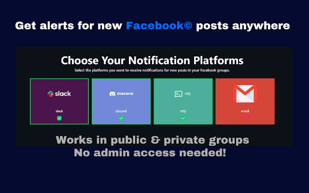 Facebook Groups Watcher for Google Chrome - Extension Download