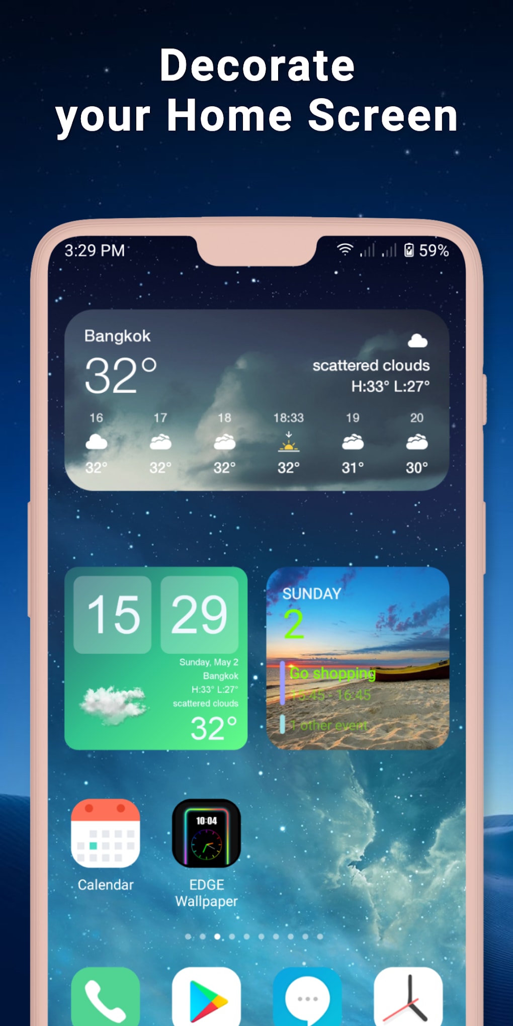 Android için Widgets iOS 15 - Color Widgets APK - İndir