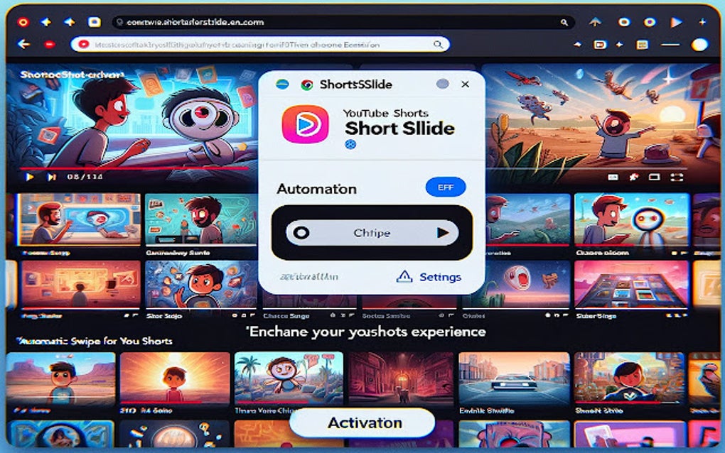 Youtube Shorts Slider For Google Chrome - Extension Download