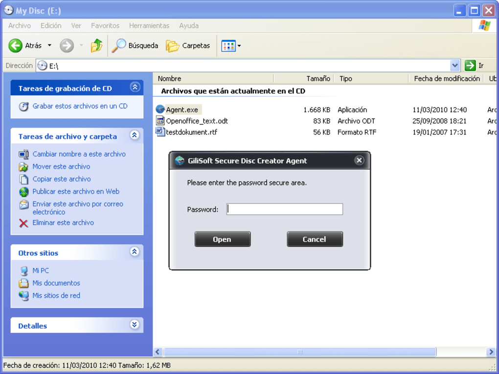 GiliSoft Secure Disc Creator 8.4 for windows download free