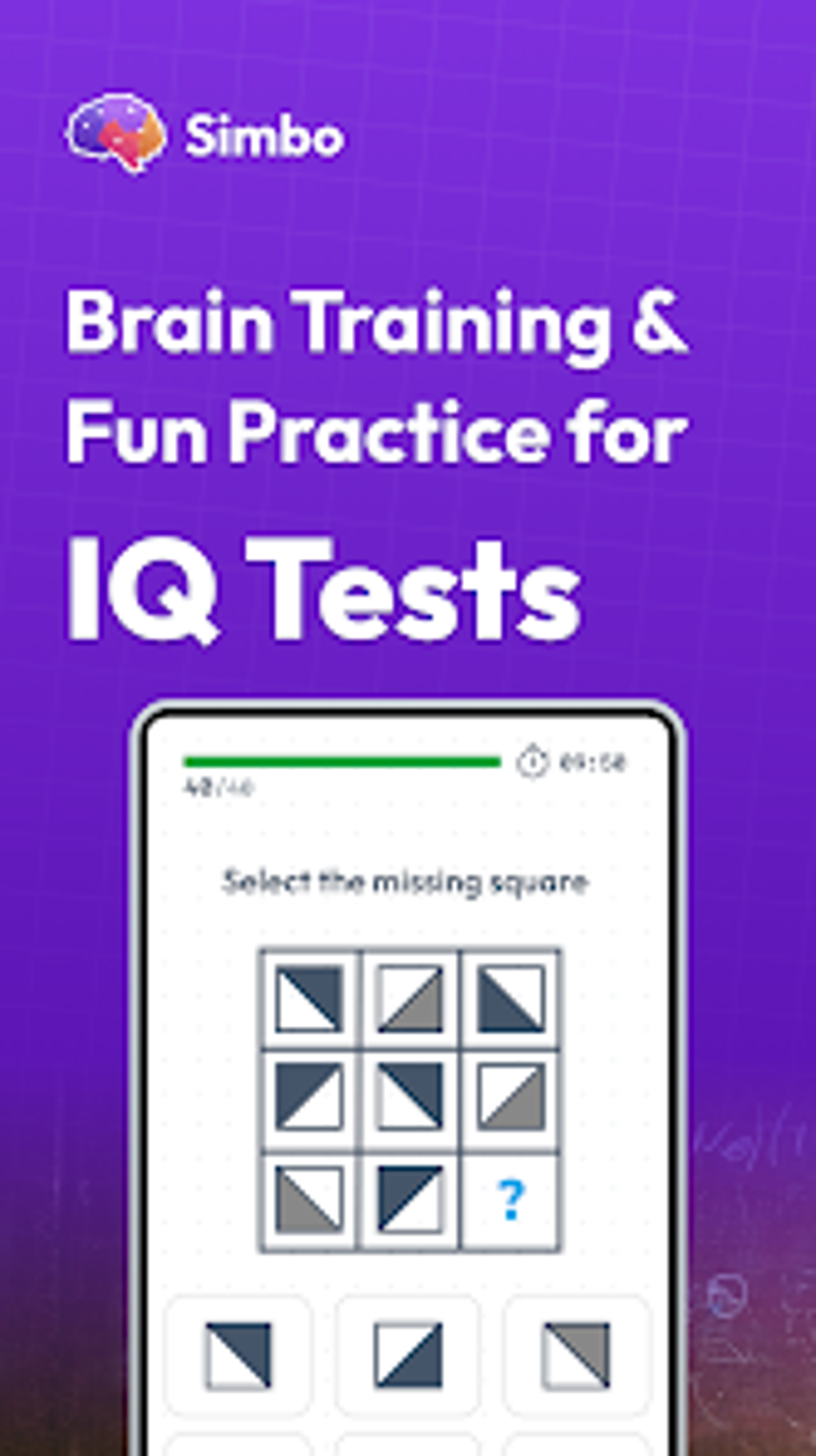Android simbo iq test brain games 