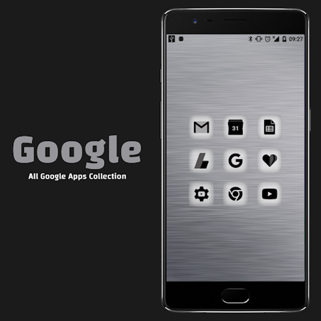 Squaro Icon Pack - Black&White 2018 APK для Android — Скачать