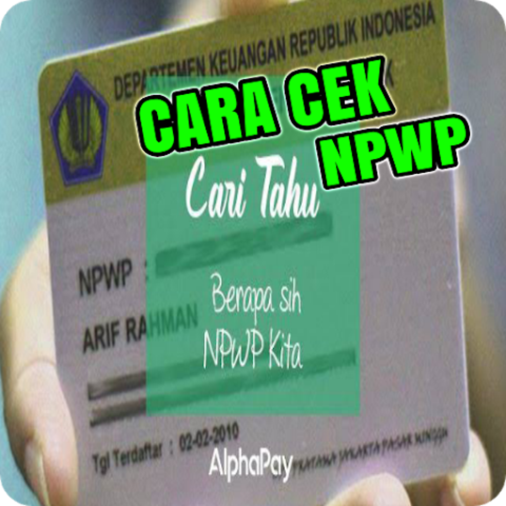 Cara Cek Nomor Npwp Online Apk Android