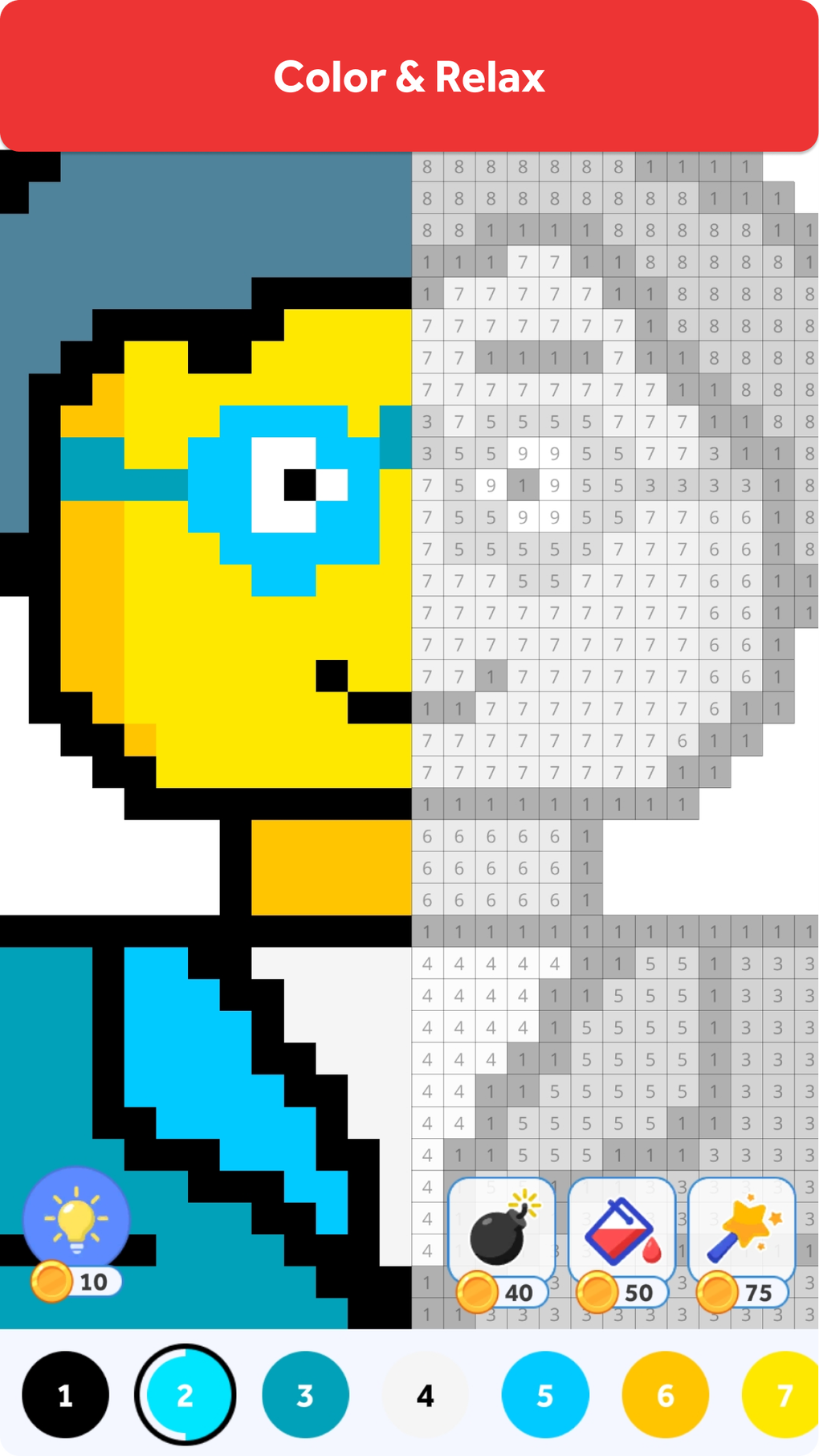 Pixelmania Color By Number IPhone 