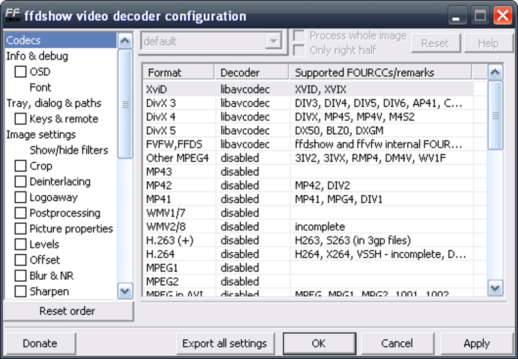 Codecscom Downloads for Codec Pack All in 1 6030