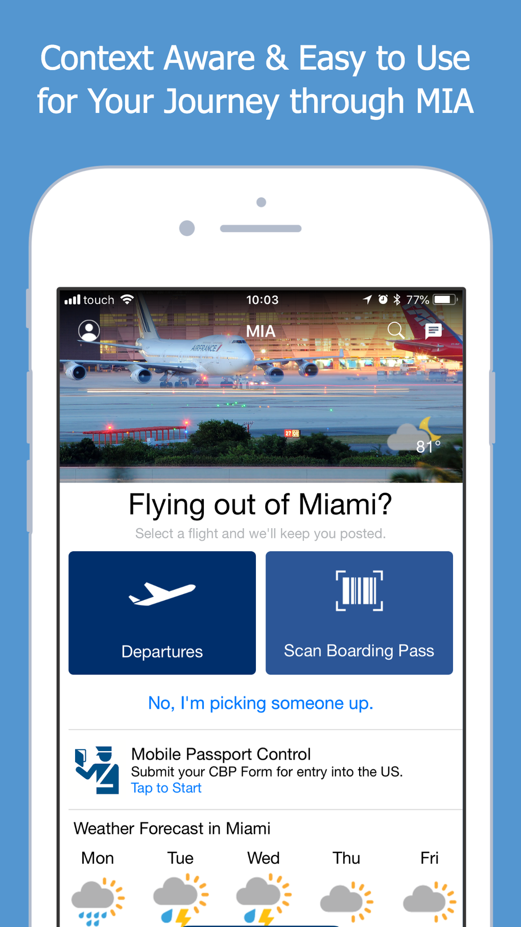MIA Airport Official for iPhone Download